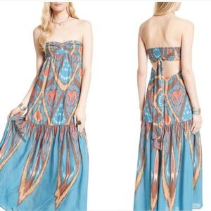 Free People Strapless Maxi Dress